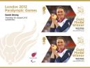 View enlarged 'Cycling - Women's Individual C5 Pursuit: Paralympic Gold Medal 1: Miniature Sheet' Image.