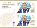 View enlarged 'Swimming - Men's 100m Backstroke S7: Paralympic Gold Medal 2: Miniature Sheet' Image.