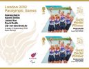 View enlarged 'Rowing - Mixed Coxed Four LTAMix4+: Paralympic Gold Medal 10: Miniature Sheet' Image.