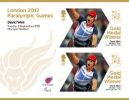 View enlarged 'Athletics - Track - Men's 500m T54: Paralympic Gold Medal 15: Miniature Sheet' Image.