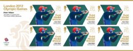 Shooting - Men’s Double Trap: Olympic Gold Medal 4: Miniature Sheet