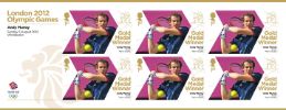 Tennis - Men's Singles: Olympic Gold Medal 16: Miniature Sheet