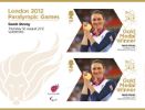 Cycling - Women's Individual C5 Pursuit: Paralympic Gold Medal 1: Miniature Sheet