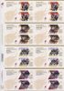 Paralympic Gold Medals 3,4,5,6 [Gold Medallist Stamp Sheet]
