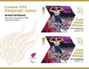 Athletics - Men's 200m T42: Paralympic Gold Medal 6: Miniature Sheet