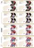 Paralympic Gold Medals 30,31,32,33  [Gold Medallist Stamp Sheet]