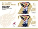 Cycling - Track Men's B Sprint: Paralympic Gold Medal 12: Miniature Sheet