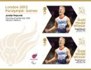 Athletics - Track- Men's100m T44: Paralympic Gold Medal 31: Miniature Sheet