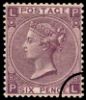 QV: 6d Lilac (no hyphen) (Large white letters)