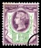 QV: 1 1/2d Purple & Green (Jubilee)