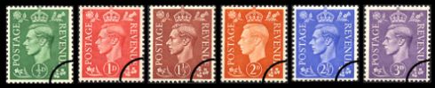 KGVI: Definitives Pale Colours