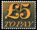 £5 Orange and Black [To Pay Labels]