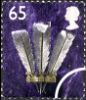 Wales 65p Prince of Wales Feathers