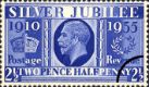 King George V Silver Jubilee: 2 1/2d