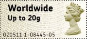 Post & Go Label - Worldwide 20g