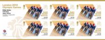 Click to view all covers for Cycling - Track - Men's Team Sprint: Olympic Gold Medal 5: Miniature Sheet