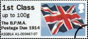 BPMA Postage Dues Flag: 1st