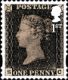 Self Adhesive: Penny Black: 1st (Self Ad)