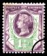 QV: 1 1/2d Purple & Green (Jubilee)