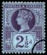 QV: 2 1/2d Purple on Blue paper (Jubilee)