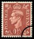 Click to view all covers for KGVI: 1 1/2d Pale Red-brown