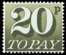 20p Olive Green [To Pay Labels]