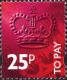 25p Scarlet Mauve [To Pay Labels]