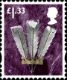 Wales £1.33 Prince of Wales Feathers