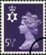 Northern Ireland 5 1/2p Dark Purple