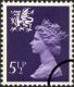 Wales 5 1/2p Dark Purple