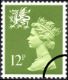 Wales 12p Yellowish-green