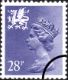 Wales 28p Violet-blue