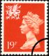 Wales 19p Flame