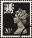 Wales 20p Black