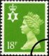 Northern Ireland 18p Light Green