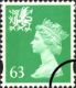 Wales 63p Emerald-green (dropped 'p')