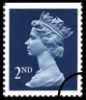 07.08.1990
Machins: 2nd Dark Blue (ex stamp book)