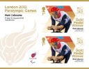 Track Cycling - Men's Individual C1 Pursuit: Paralympic Gold Medal 3: Miniature Sheet