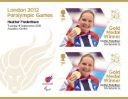 Swimming - Women's 100m Backstroke, S8: Paralympic Gold Medal 20: Miniature Sheet