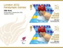 Swimming - Men's 200m Individual Medley, SM8: Paralympic Gold Medal 24: Miniature Sheet