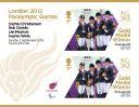 Equestrian - Team - Open: Paralympic Gold Medal 25: Miniature Sheet