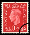 KGVI: 1d Red