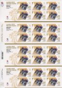 Cycling - Track - Men's Team Sprint: Olympic Gold Medal 5 [Gold Medallist Stamp Sheet]