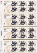 Equestrian - Jumping Team: Olympic Gold Medal 17 [Gold Medallist Stamp Sheet]