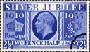 King George V Silver Jubilee: 2 1/2d