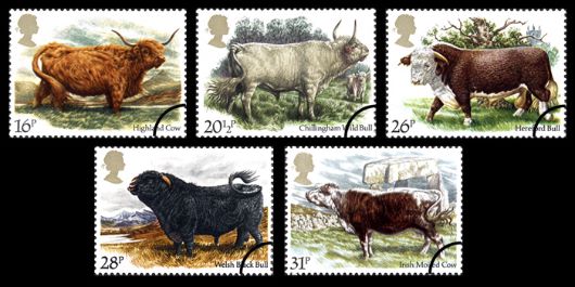 British Cattle Stamp(s)