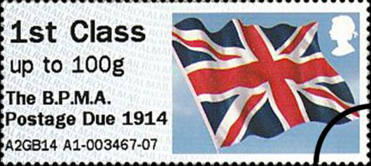 BPMA Postage Dues Flag