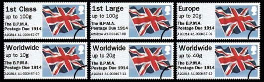 BPMA Postage Dues Flag