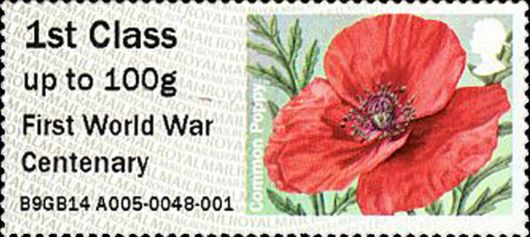 Poppy WW1 Centenary