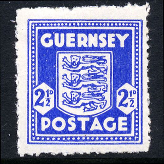 Guernsey 2 1/2d (Arms) Stamp(s)